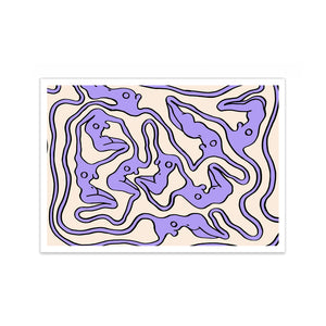 ECSTATIC NUDES LILAC Print