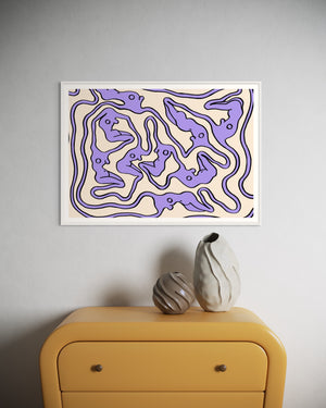 ECSTATIC NUDES LILAC Print