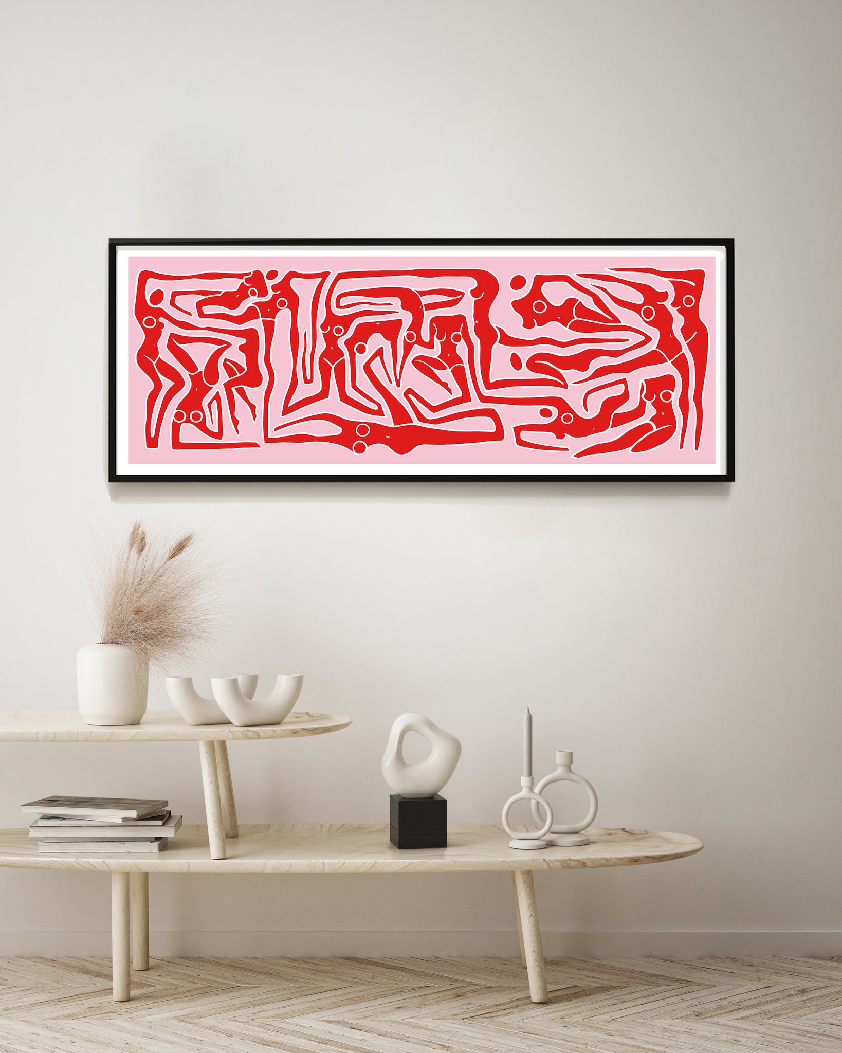 ECSTATIC NUDES MURAL Print