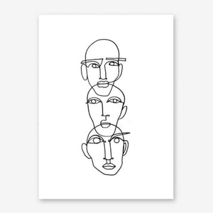 THREE Poster Print